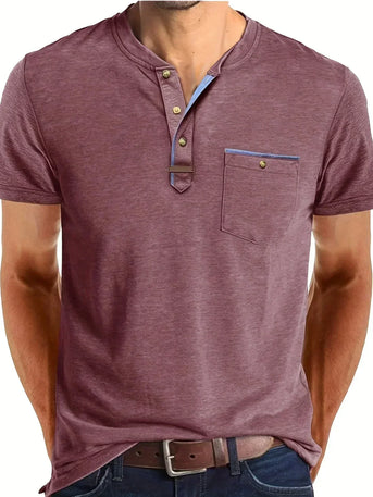 Savrani™ | Elegantes T-Shirt mit Rundhalsausschnitt und Tasche