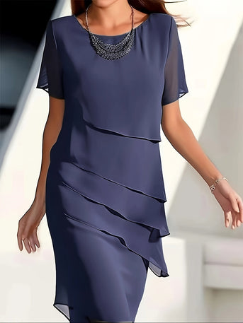 Celina | Elegantes Chiffonkleid