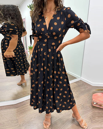 Monique™ | Elegantes Punktkleid