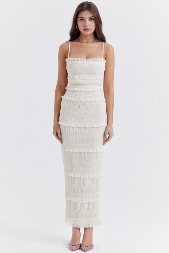 Adya | Langes Streifenkleid