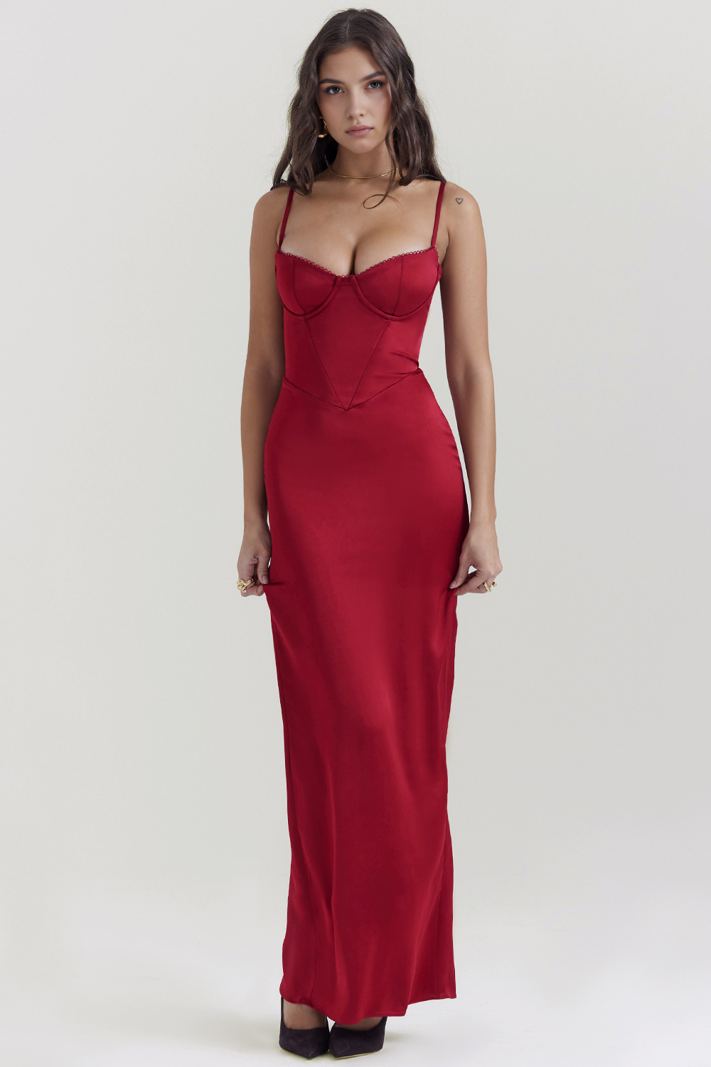 Faelyn | Satin Kleid