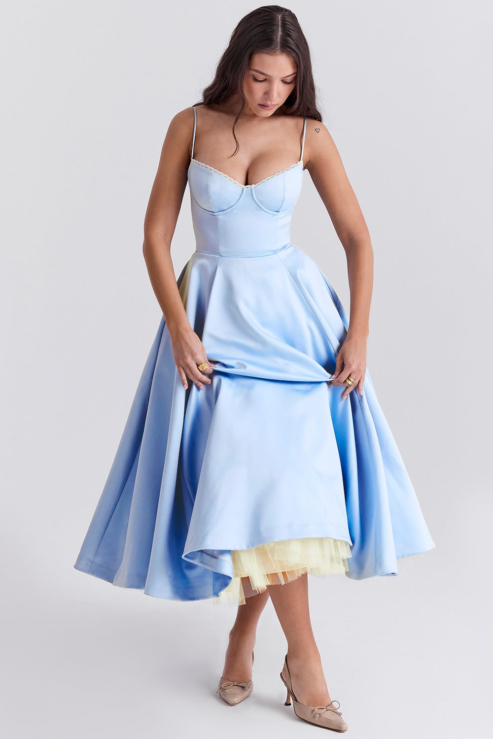 Cindy™ | Midi-Tüllkleid