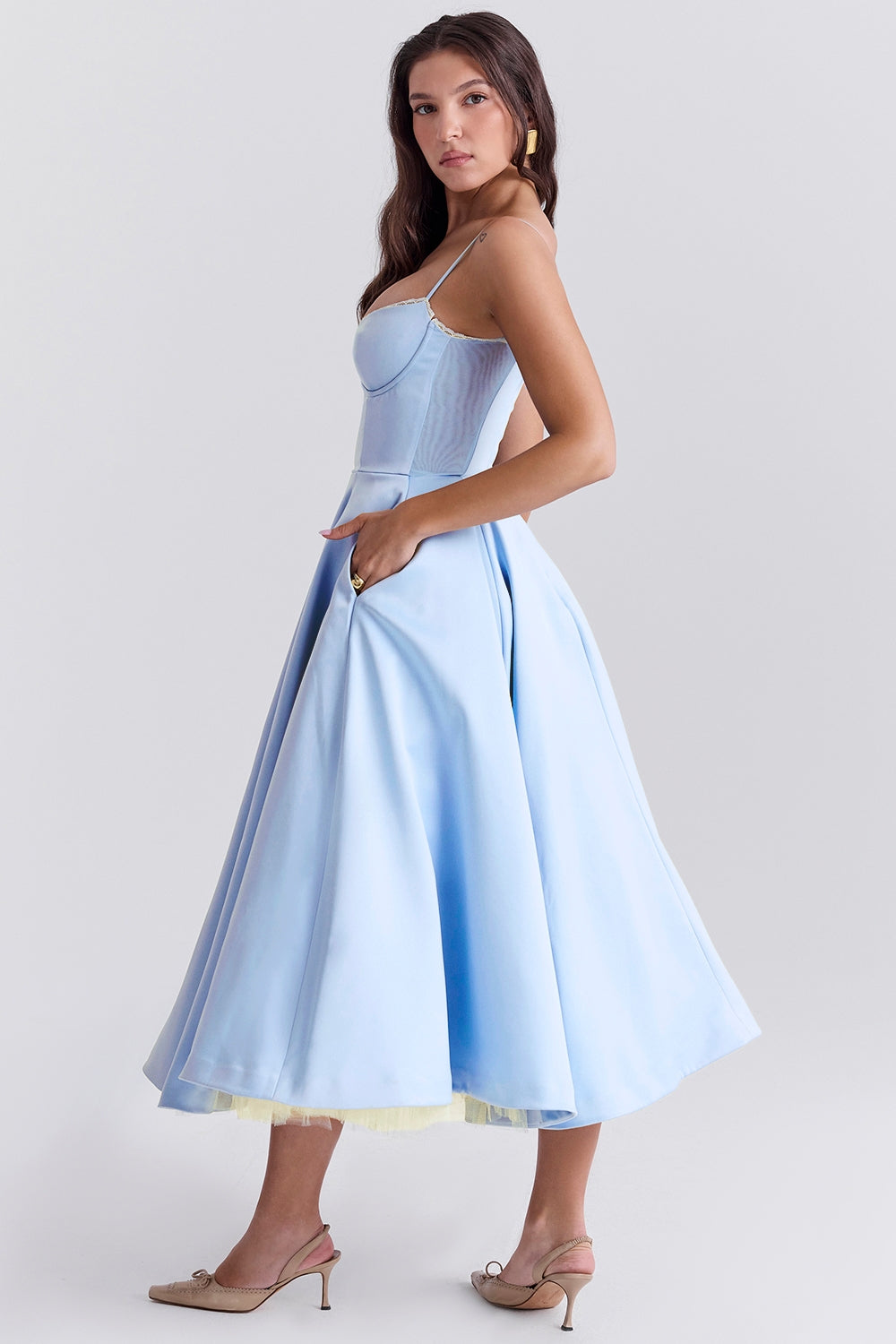 Cindy™ | Midi-Tüllkleid