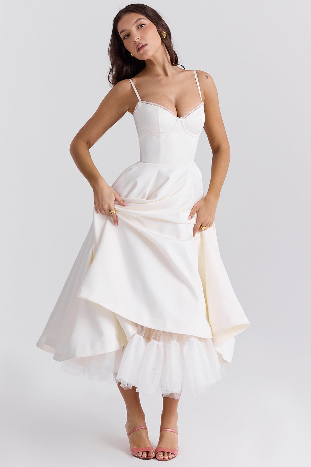 Cindy™ | Midi-Tüllkleid