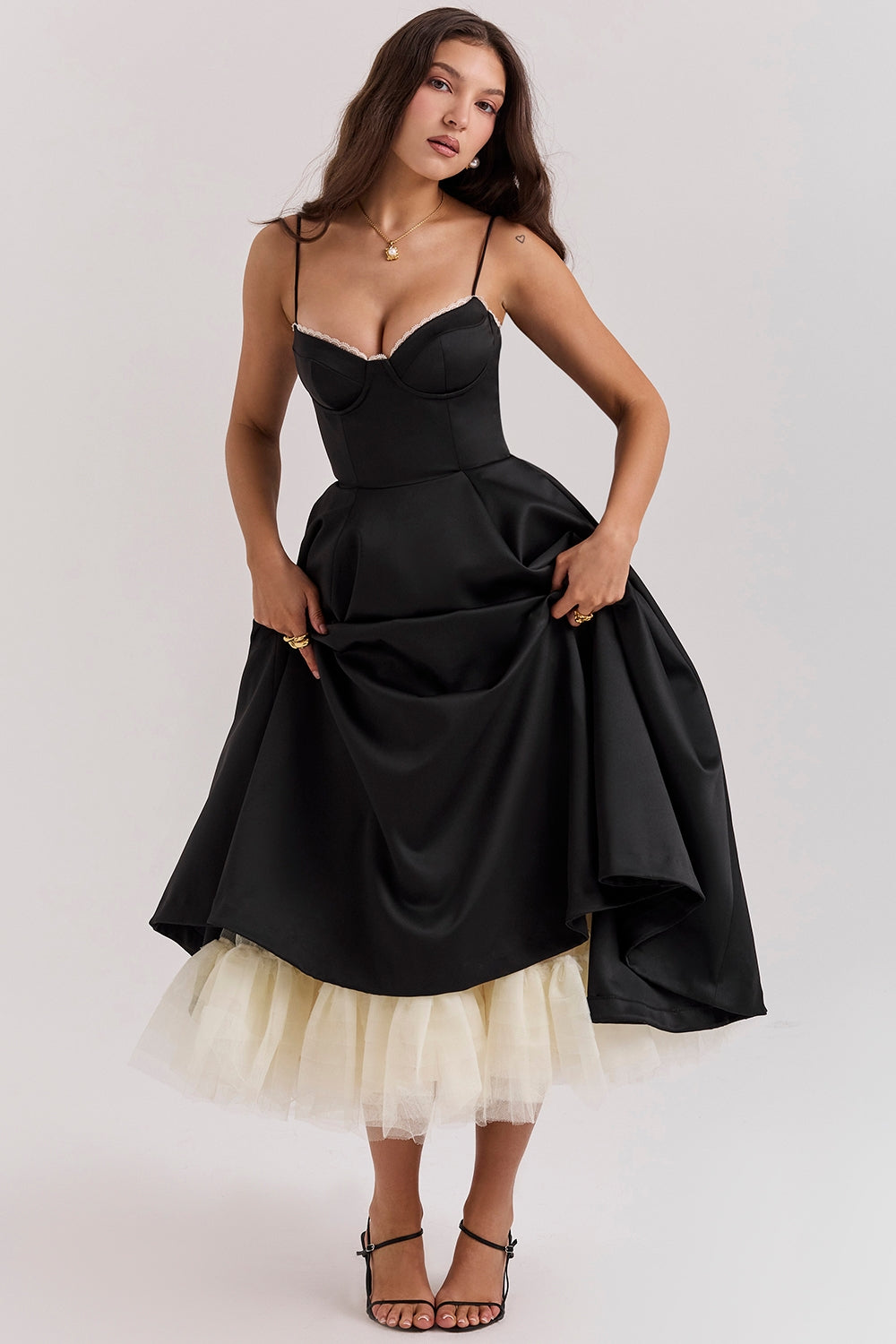 Cindy™ | Midi-Tüllkleid