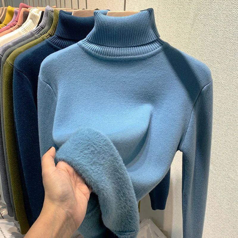 Kyra | Warmer, Lässiger Pullover mit Kragen