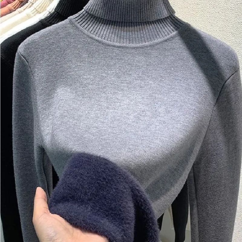 Kyra | Warmer, Lässiger Pullover mit Kragen