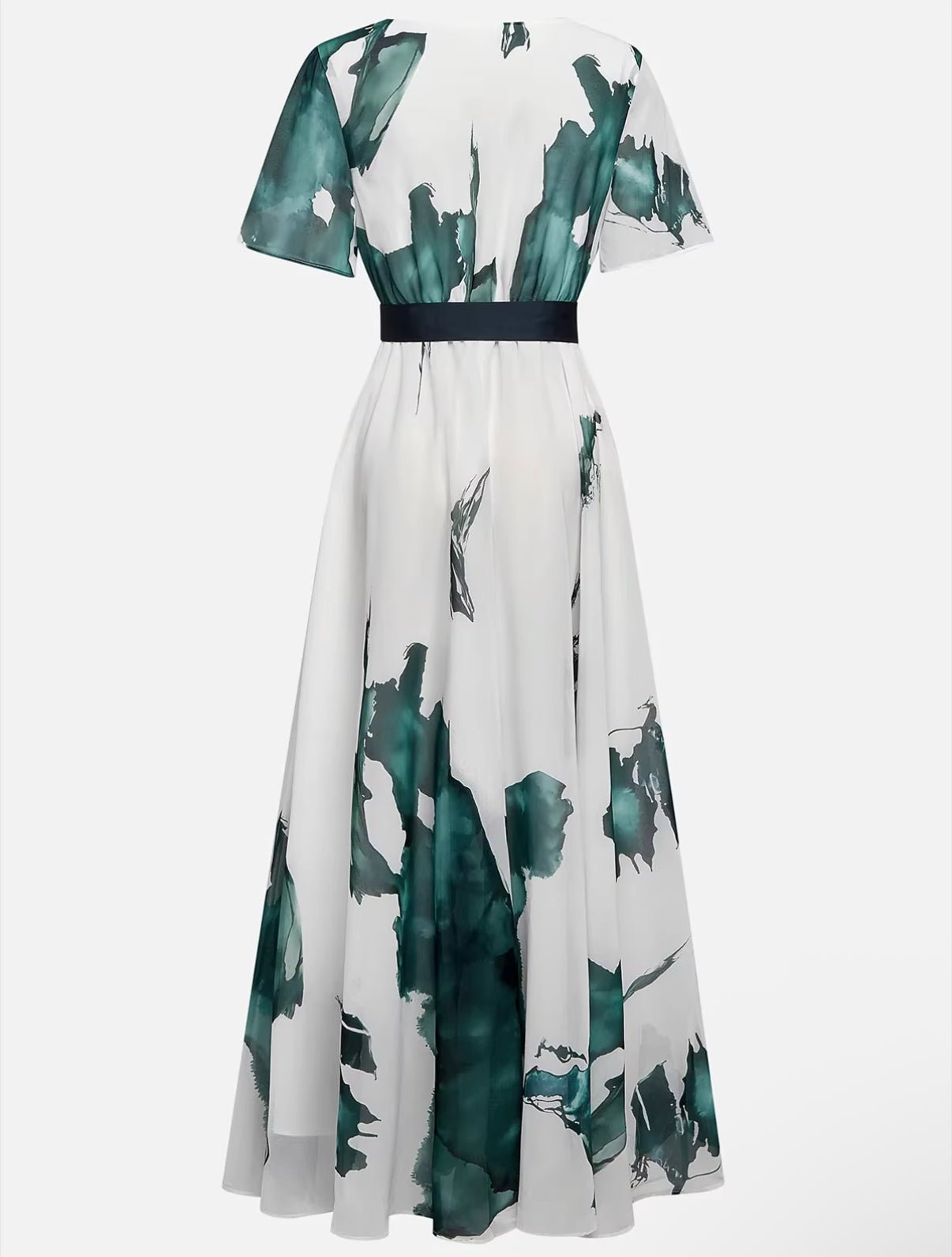 Alina | Lange Kleid mit Aquarelleffekt