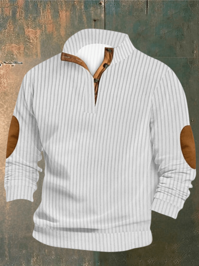 COOPER - GESCHNITTENER PULLOVER MIT HOHEM KRAGEN