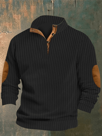 COOPER - GESCHNITTENER PULLOVER MIT HOHEM KRAGEN